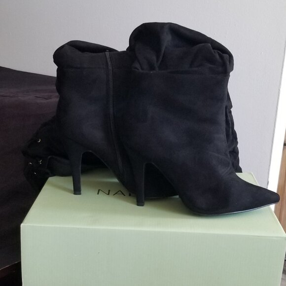 NADIA X FTF RUCHED THIGH HI BOOTS 11W - Picture 4 of 5